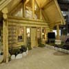 show display log house